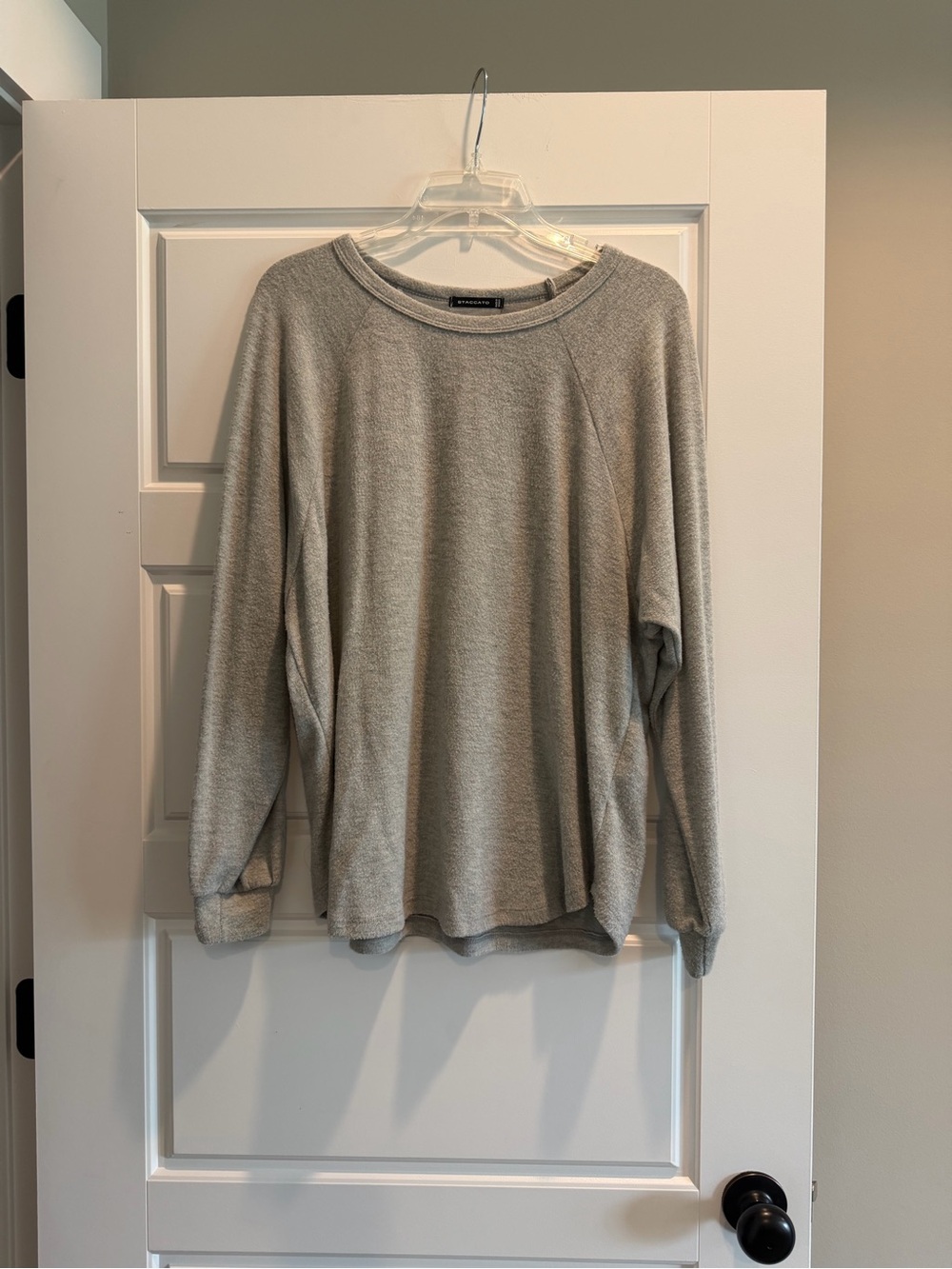 Staccato Heather Gray Crewneck Pullover